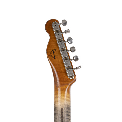 Fender Custom Shop Masterbuilt Dale Wilson 1952 Telecaster Heavy Relic Akçaağaç Klavye Smoked Butterscotch Blonde Elektro Gitar
